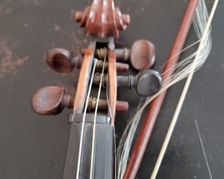 Close up of violin