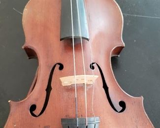 Close up of violin