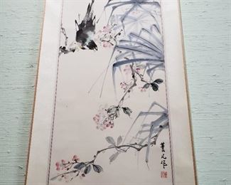 Japanese scroll by Mugigosaku