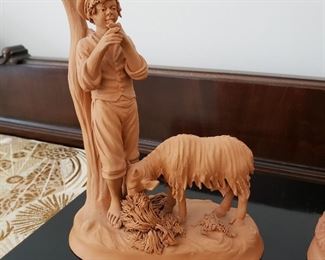 Grass Catania Italian terracotta figurine