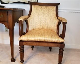 Antique mahogany armchair