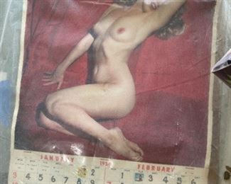 Vintage calendar