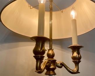 Lot 653 - $225.00 3 arm candlestick lamp by Chapman.   