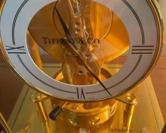 Lot 689.  $800.00  Tiffany Jaeger-LeCoultre Atmos Clock.  This is a beauty! Works, but needs to be rebalanced. 