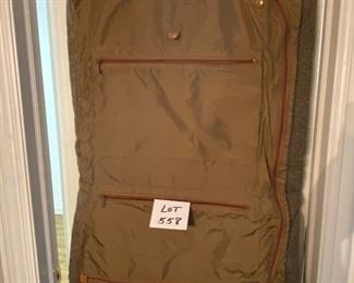 Lot 558. $225.00.  Garment Bag