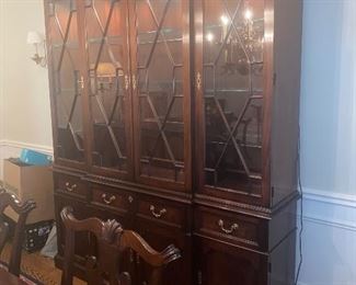 Lot 500. $3,200.00  Breakfront/China Cabinet
