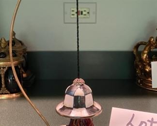Lot 684.  $28.00  MacKenzie- Child enamel bell on a hanger. so cute!