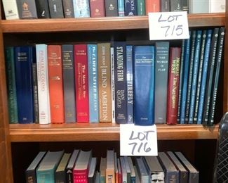 Lot 716. $32.00. Lot of 23 Hard Cover Fiction and Non-fiction Books. 