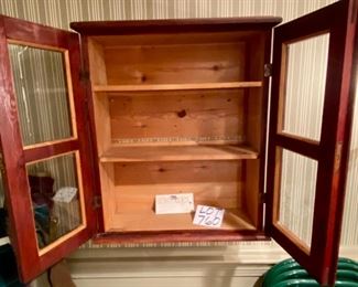 Lot 760. $185. This is a cool Antique Swedish piece! From the Scantiques- display wall cabinet, circa 1900. Double doors with divided glass panes.