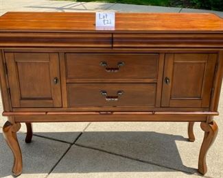 Lot 821   $1395.00.  For the whole set - Never used.  By Liberty Furniture Industries, made exquisitely.  This piece is just magnificent - mint.