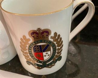 Lot 616 A.  $24.00 This is a set of 6 Ralph Lauren Crest coffee mugs (we have 12 total mugs). 