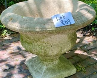 Lot 809 $90.00 Concrete Urn