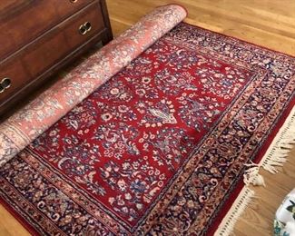 Red Wool rug