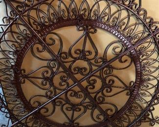 Metal wall art, large