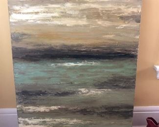 Atmospheric original art work by San Diego artist signed