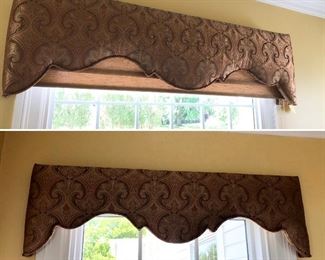 Valances (2) different sizes
