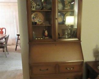 vintage secretary/bookcase/desk
