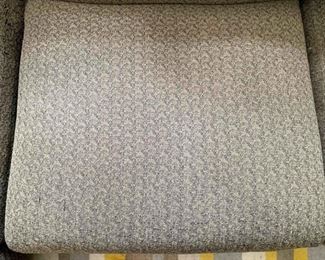 (neutral gray fabric upholstery)