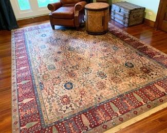 $600 - 100% Wool Samovar Tea Wash Karastan Area Rug (8'8" x 12')