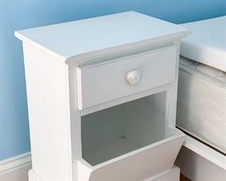 White Cottage Style Nightstand