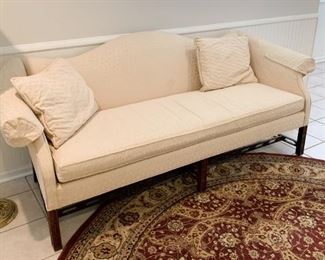 Vintage Camelback Sofa