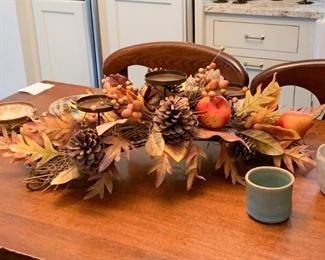 Autumn / Fall Candle Holder Centerpiece