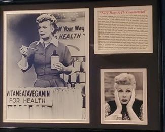 I love Lucy movie memorabelia