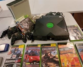 XBox gaming systems & games