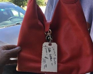 Dooney and Burke purse.  Coral 