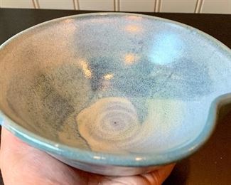 Item 8:  Pottery dish signed Vena - 7.5": $16