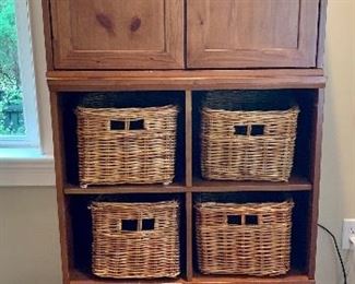 Item 19:  Pottery Barn stackable cubby storage - 29.25" x 21" x 64.5": $200