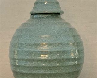 Item 216:  Decorative covered jar: $28