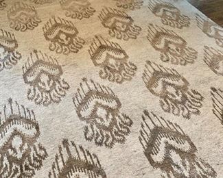 Item 44:  Wool and silk rug (Made in India) - 7" x 10": $750