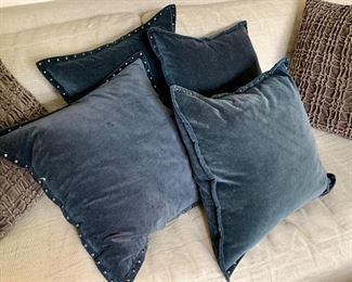 Item 62:  (4) West Elm studded pillows - 20.5" x 20.5" : $45