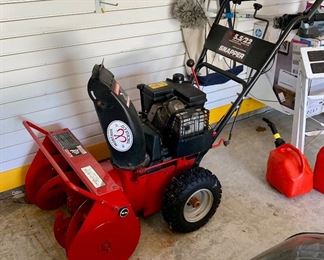 Item 188:  Snapper Snow Blower: $175