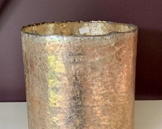 Item 69:  Gold vase - 8" x 8.5"