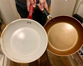 (2) Non-stick frying pans: $8