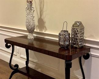 Item 100:  Spectacular Console Table - 55" x 19.75" x 31" tall: $645