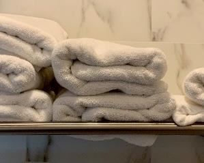 Lot of (6) bath towels: $15