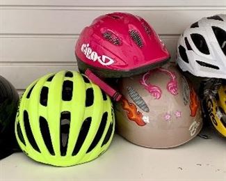 Lot of assorted bicycle helmets: $10 each