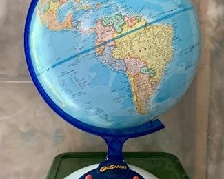 Item 178:  GeoSafari talking globe - 19": $50