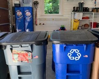 Item 242:  Large trash and recycling bins: $40 ea