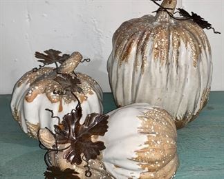 Lot of decorative gourds: $15