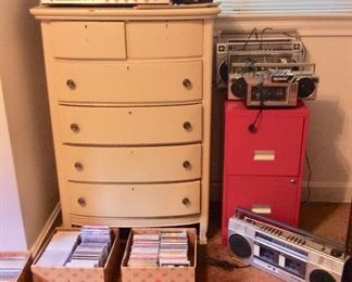 Painted Mahogany Chest