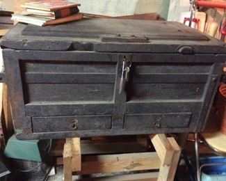 Vintage Wooden Trunk