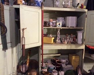 Cabinet with Misc.