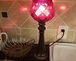 Neat Red Lamp