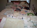 Collection of antique linens