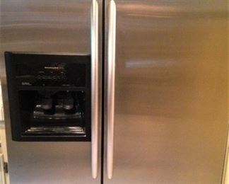 Kitchen Aid stainless steel refrigerator