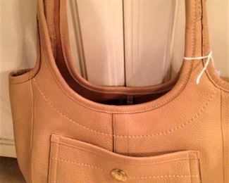 Coach leather purse